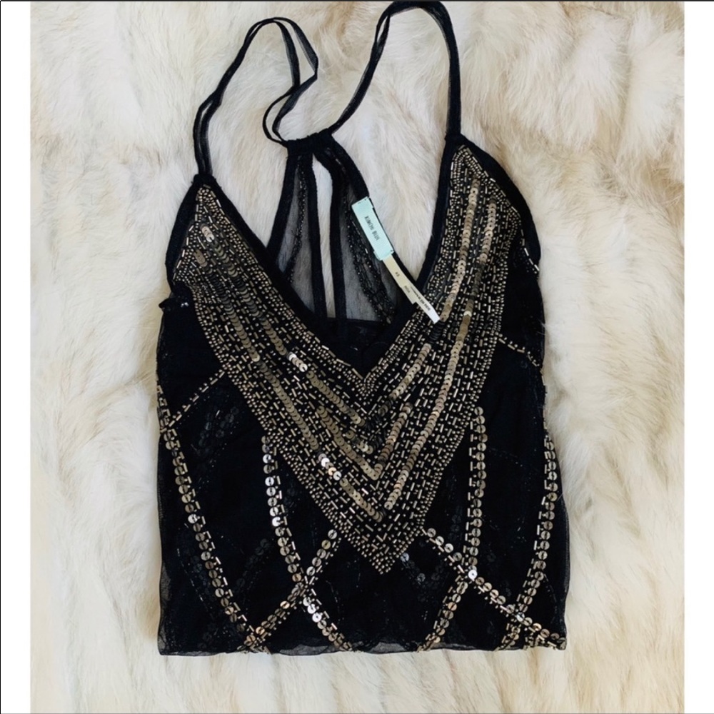 Kimchi Blue Sheer Top Black - Picture 4 of 8